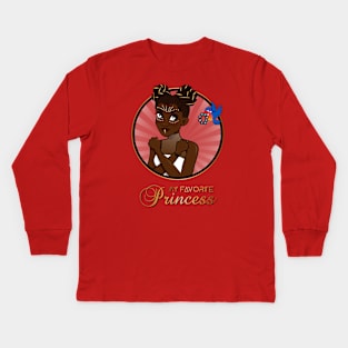 My Favorite Princess Kids Long Sleeve T-Shirt